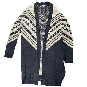 Dreamers | Navy and White Cardigan